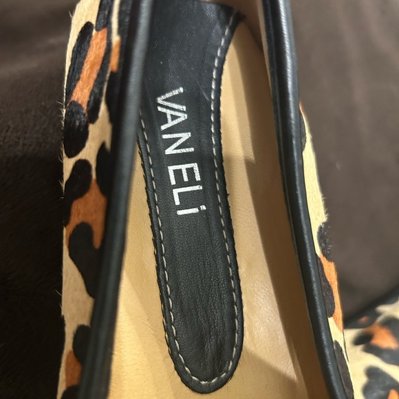 VAN ELi Womens Shoe Albion Driving Moc Leopard Print Flat Loafer Sz 8.5M NWOT - Picture 7 of 8